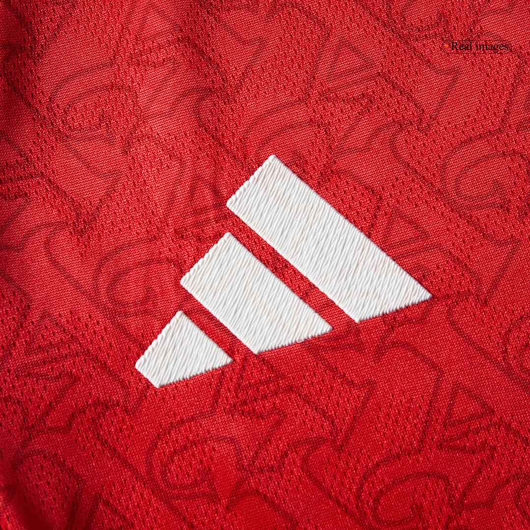 RICE #41 Authentic Arsenal Home Soccer Jersey 2025/26 Red