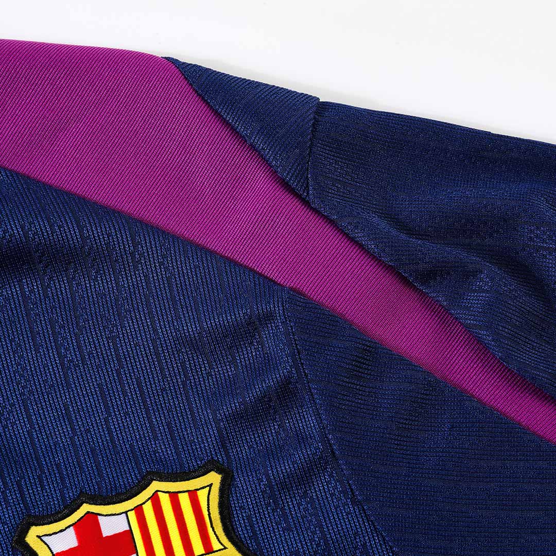 Barcelona Zipper Sweatshirt Kit(Top+Pants) 25/26 Navy
