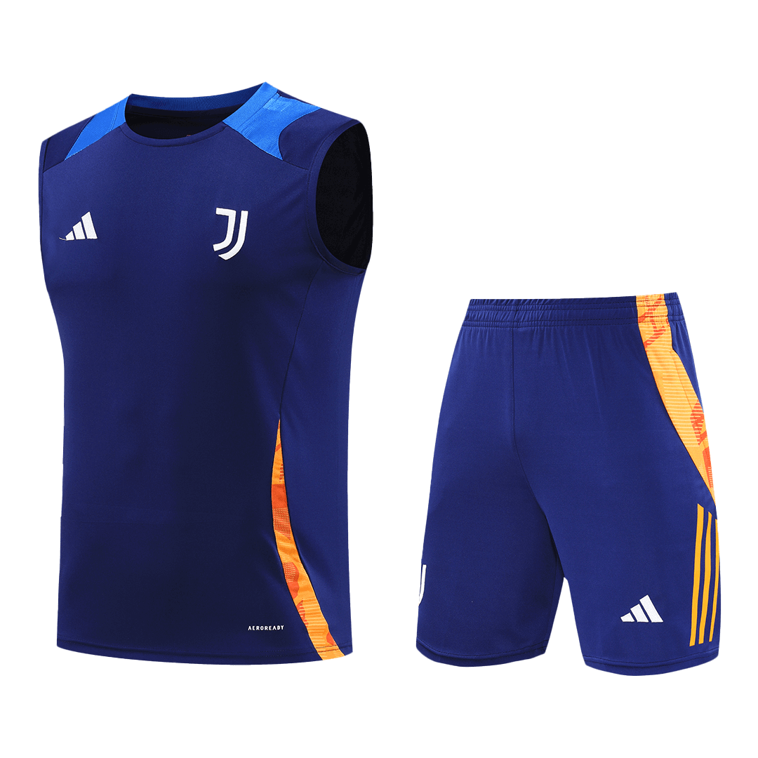 Juventus Pre-Match Trainings-Fußballtrikot-Set 2024/25 (Trikot + Shorts)