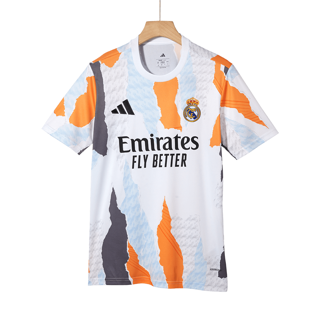 Real Madrid Pre-Match Training Soccer Jersey 2024/25 - White