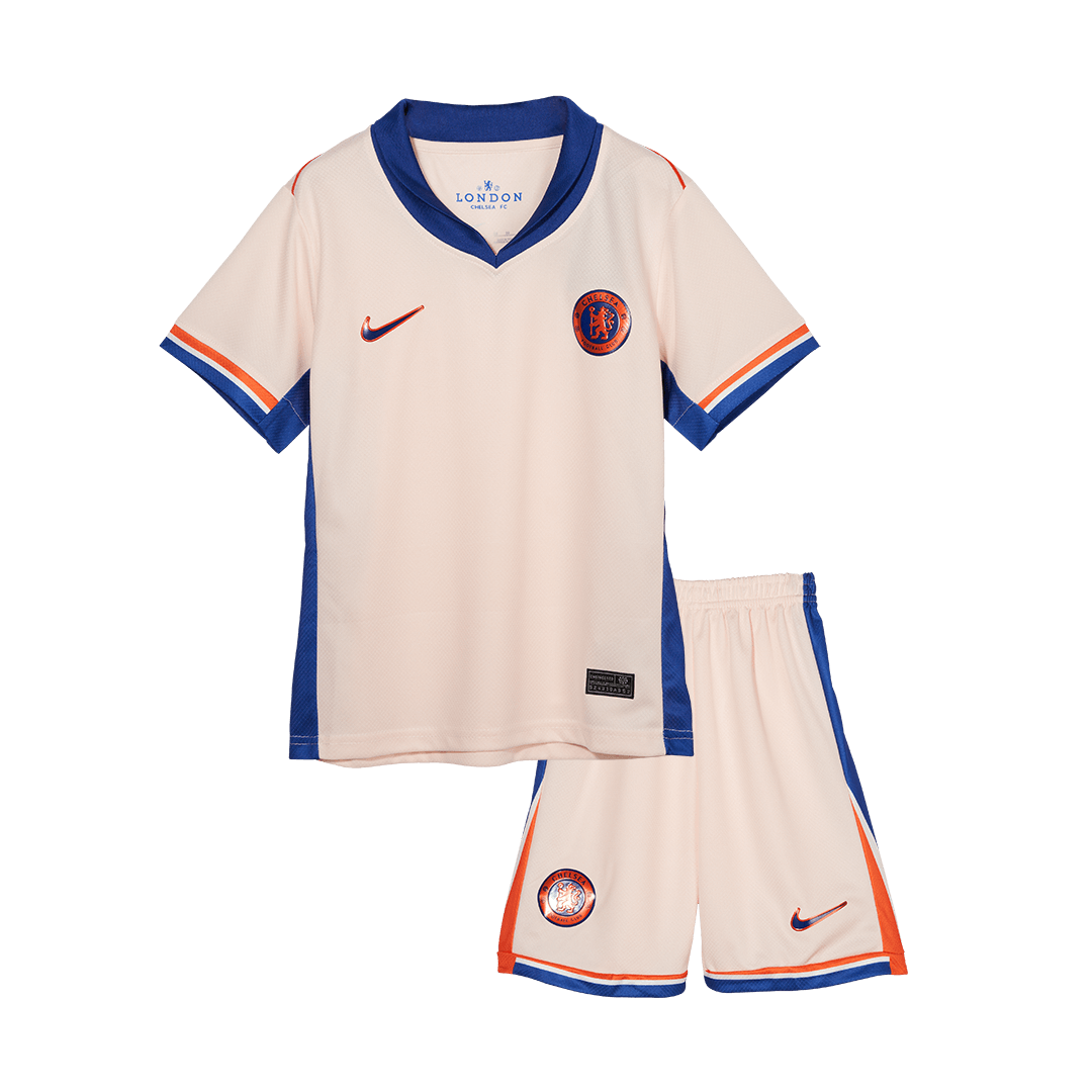 Maillot de football extérieur Chelsea 2024/25 pour enfant (maillot + short)