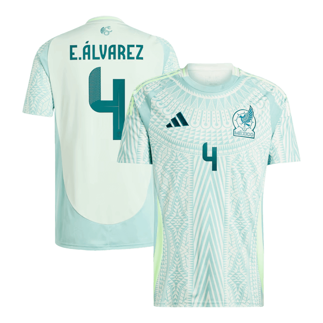 Maillot Mexique E.ÁLVAREZ #4 Extérieur Copa America 2024 