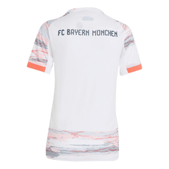 Women's Bayern Munich Away Soccer Jersey 2025/26 White