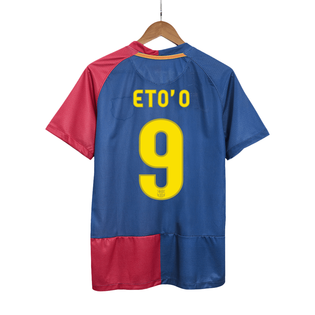 Barcelone A.INIESTA #8 Maillot de football domicile rétro 2008/09
