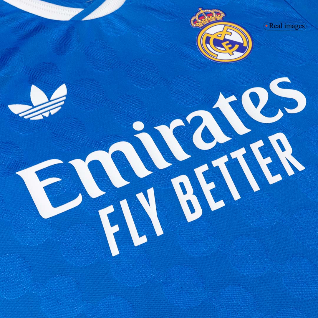 TCHOUAMENI #14 Authentic Real Madrid Third Away Soccer Jersey 2025/26 Blue