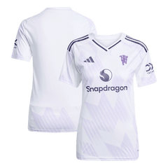 Women's Manchester United Away Soccer Jersey 25/26 White