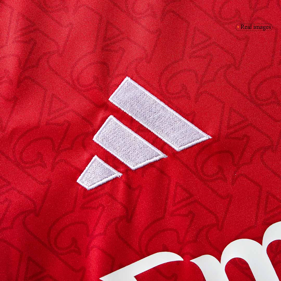 Arsenal Home Long Sleeve Soccer Jersey 2025/26 Red