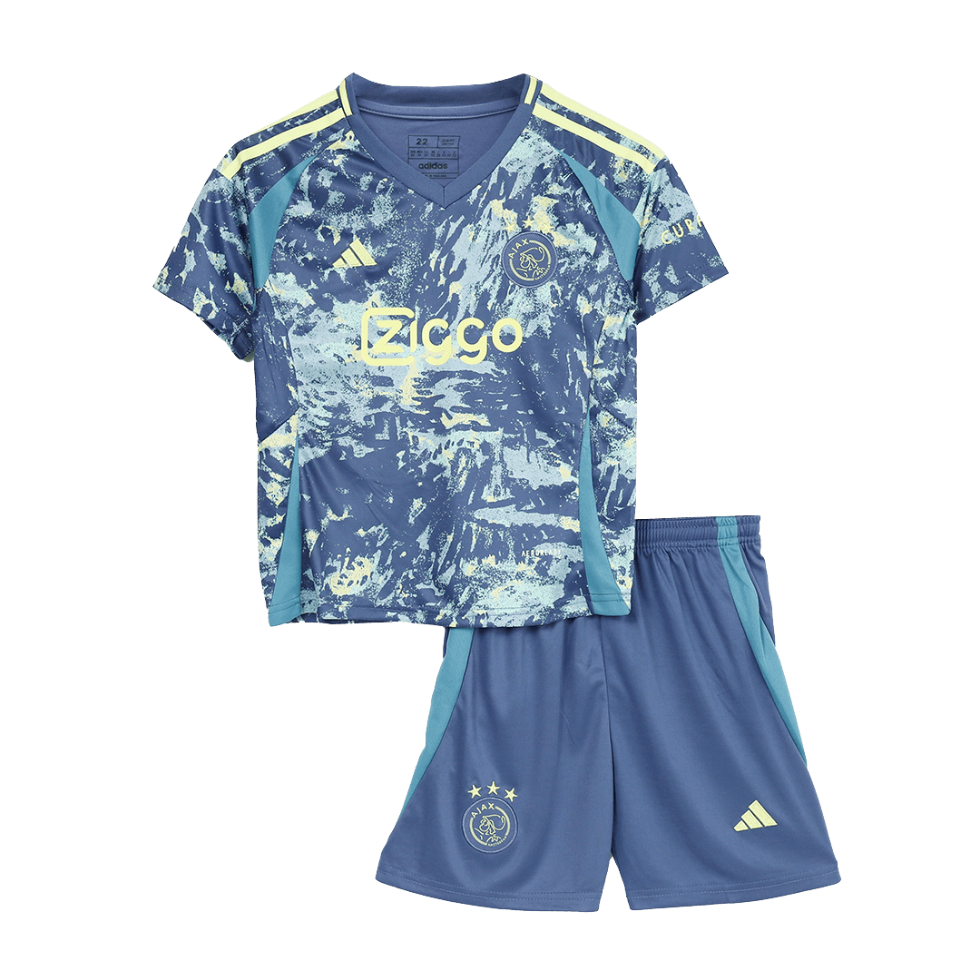 Maillot extérieur Ajax 2024/25 pour enfant (maillot + short)