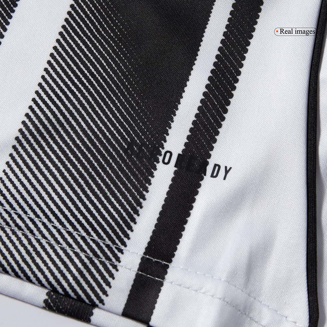 Kid's Juventus Home Soccer Jersey Kit(Jersey+Shorts) 2025/26 Black&White
