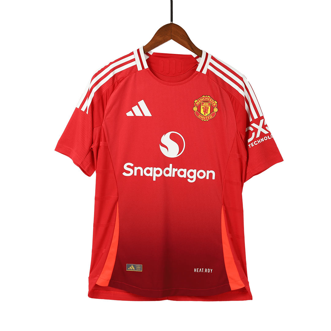 Manchester United Heim-Fußballtrikot-Set Authentic 2024/25 (Trikot + Shorts)