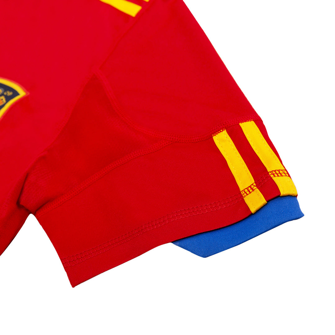 Spain XAVI #8 Home Soccer Jersey Retro 2010