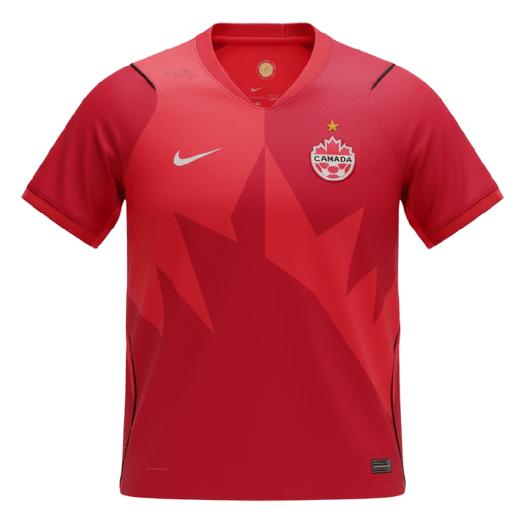 Canada Home Soccer Jersey World Cup 2026 Red