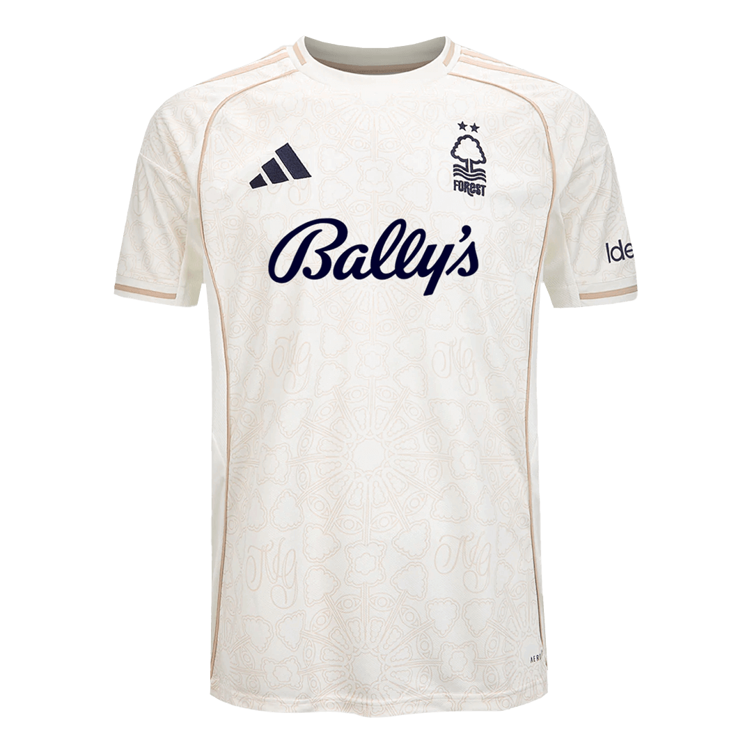 Nottingham Forest Away Soccer Jersey 25/26 White