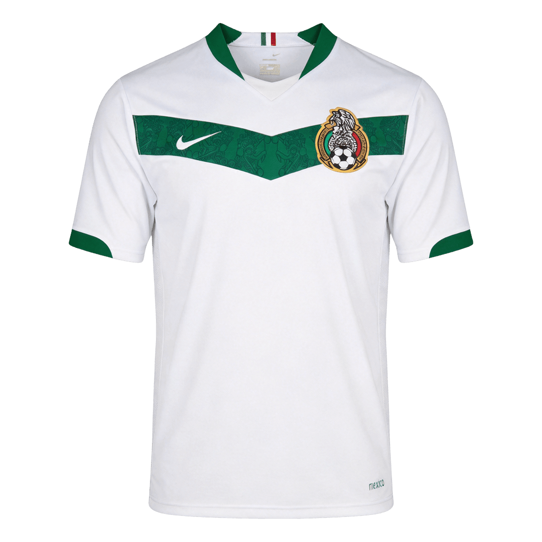 Men Retro Fan Version Mexico Away Soccer Jersey World Cup 2006 White