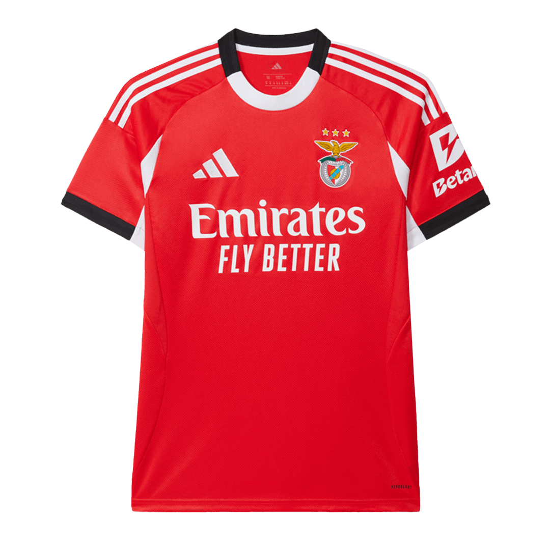 Benfica Home Soccer Jersey 2025/26 Red