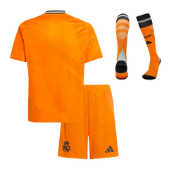 Maillot extérieur Real Madrid 2024/25 pour enfant (maillot, short, chaussettes)