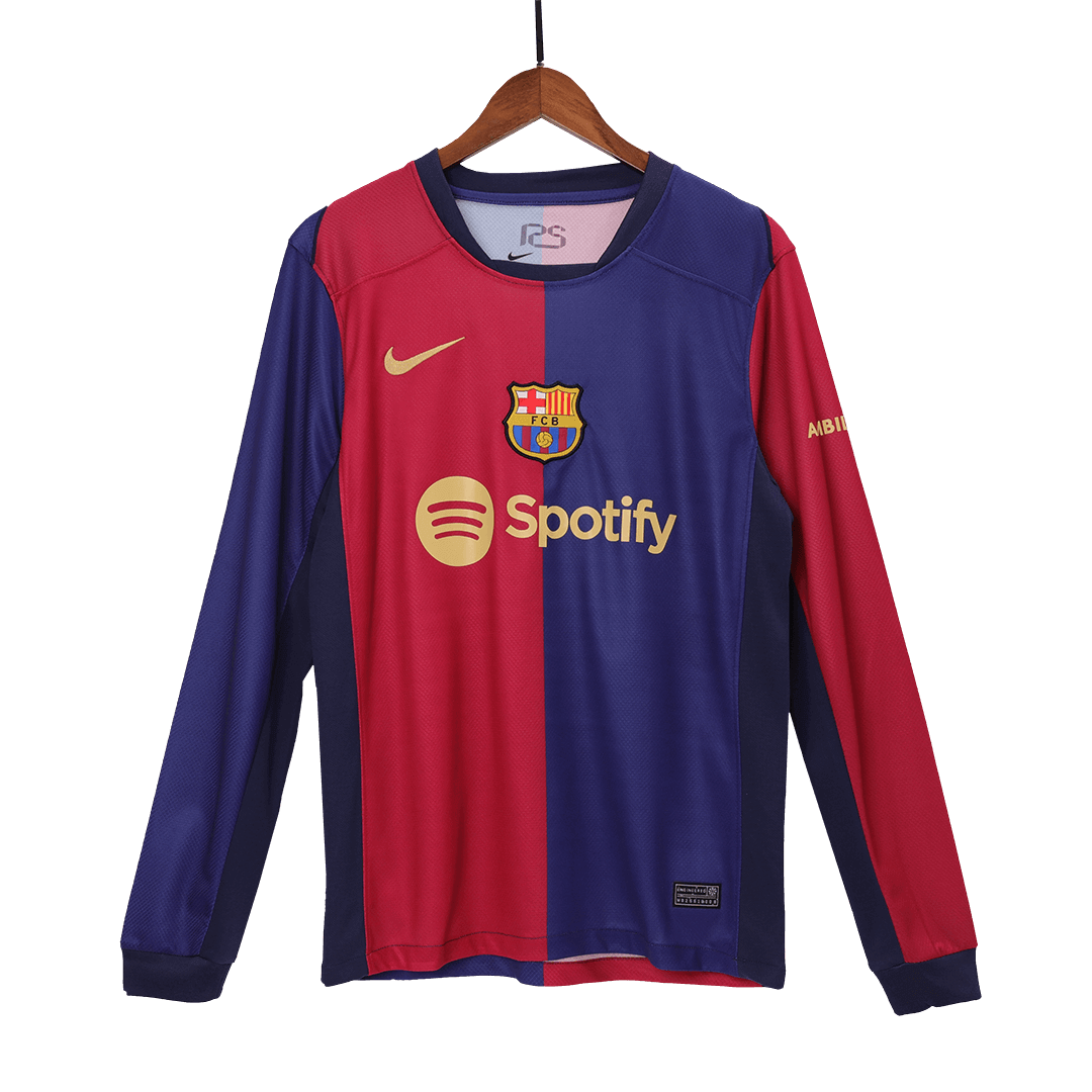 Barcelona Langarm-Heimtrikot 2024/25