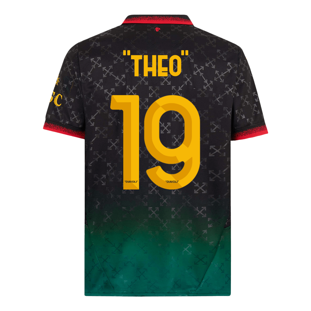 Maillot extérieur AC Milan « THEO » n° 19, quatrième édition 2024/25