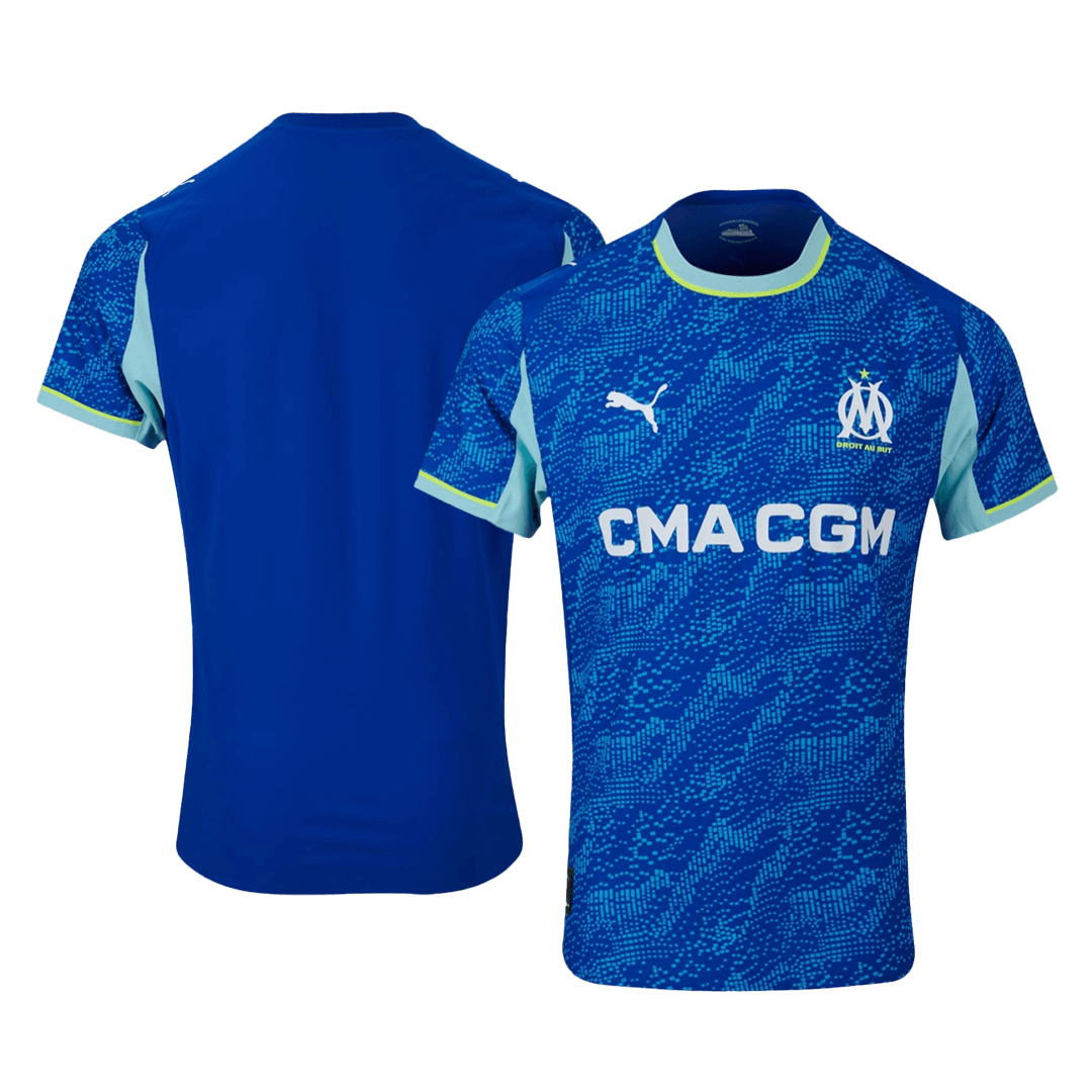 Authentic Marseille Third Away Soccer Jersey 25/26 Blue