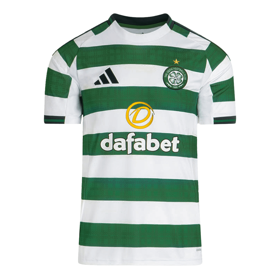 Maillot de football domicile du Celtic 2025/26 vert et blanc