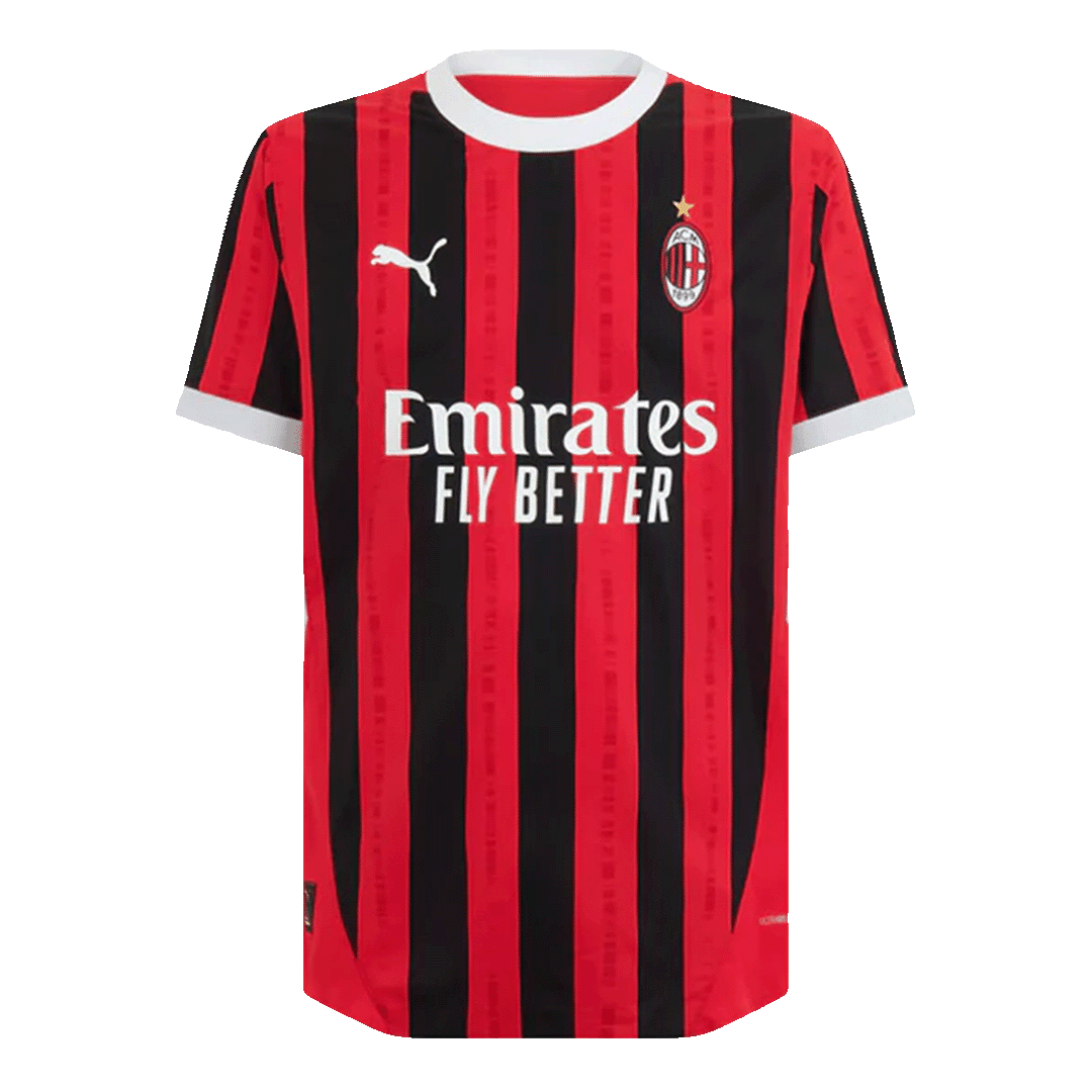 AC Milan GIMENEZ #7 Home Soccer Jersey Authentic 2024/25