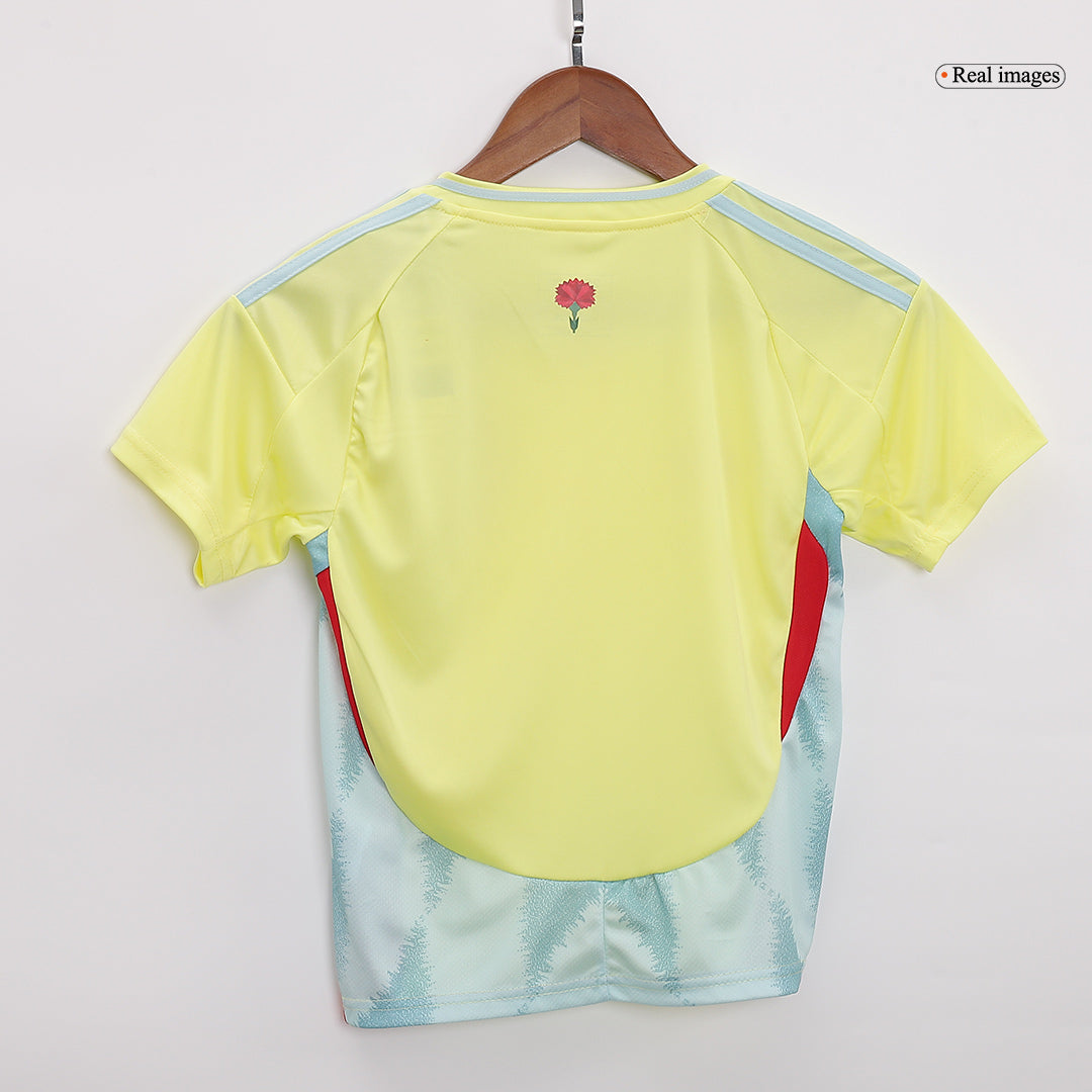 Maillot extérieur Espagne EURO 2024 pour enfant (maillot, short, chaussettes)