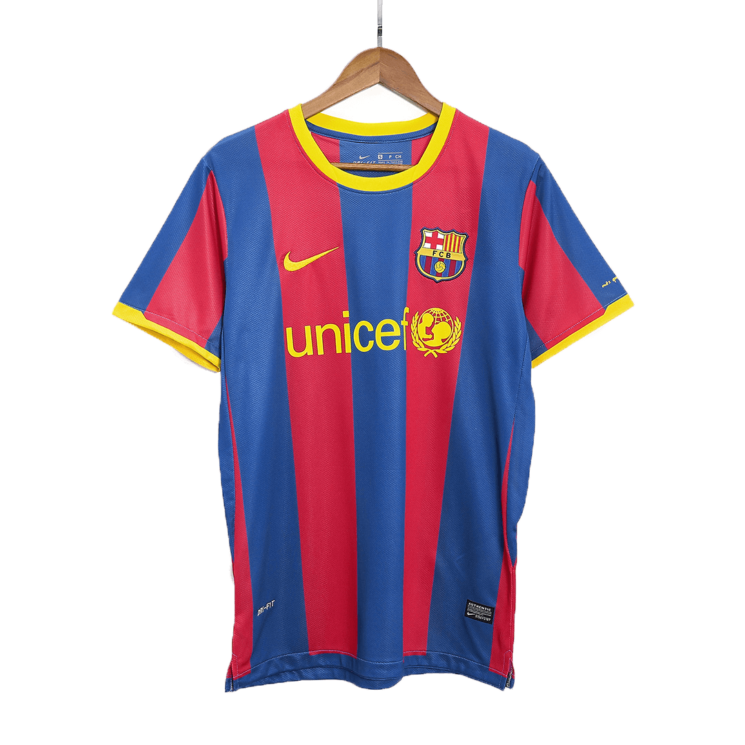 Barcelona A.INIESTA #8 Home Soccer Jersey Retro 2010/11