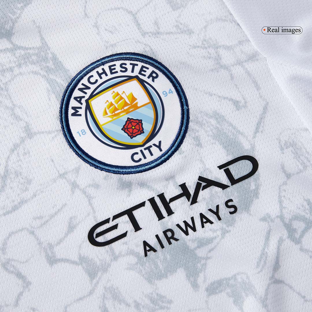 Manchester City KidSuper Soccer Jersey 2025/26 White - Club World Cup
