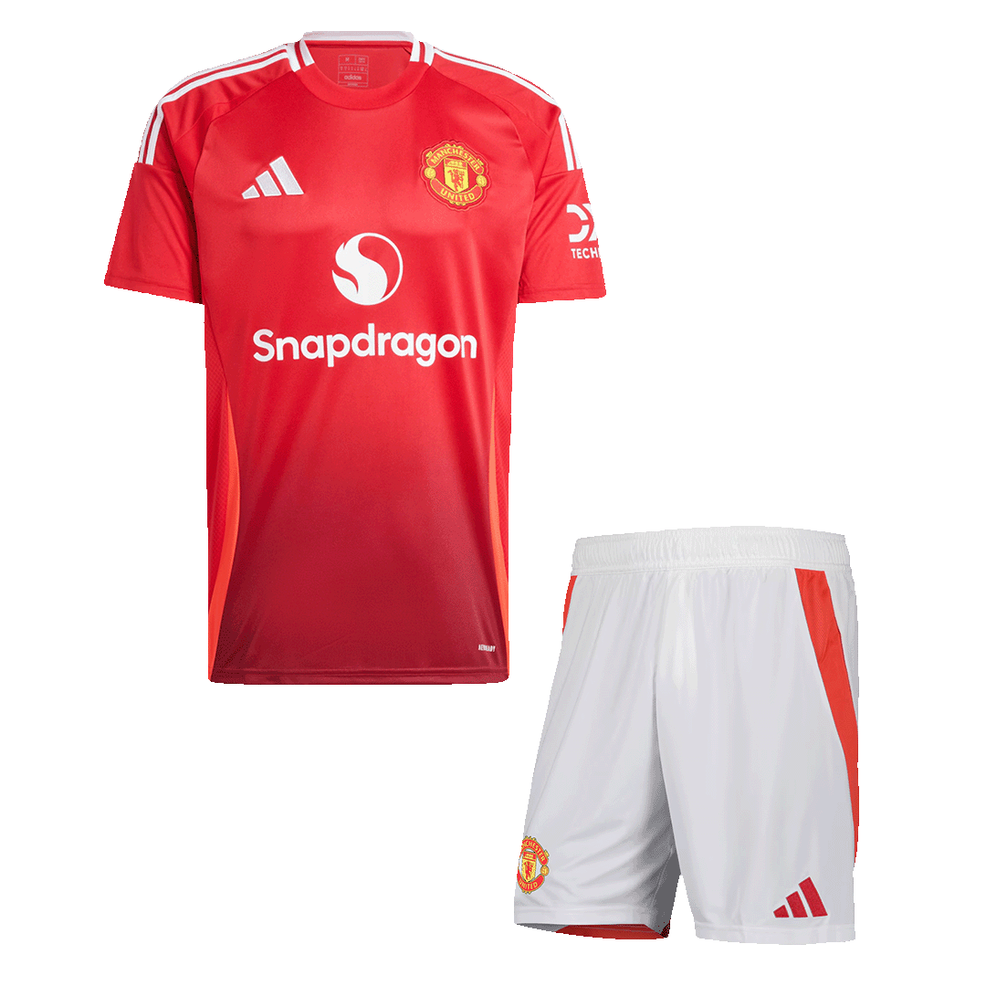 Manchester United Home Jersey Kit  (Jersey+Shorts)