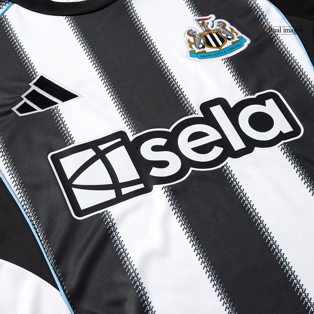 Newcastle United Home Soccer Jersey 2025/26 Black&White
